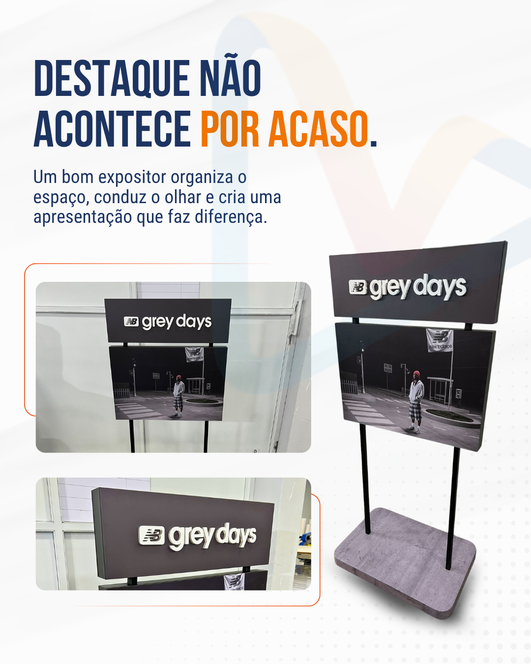 Post estático de 17 de agosto — expositor personalizado Grey Days