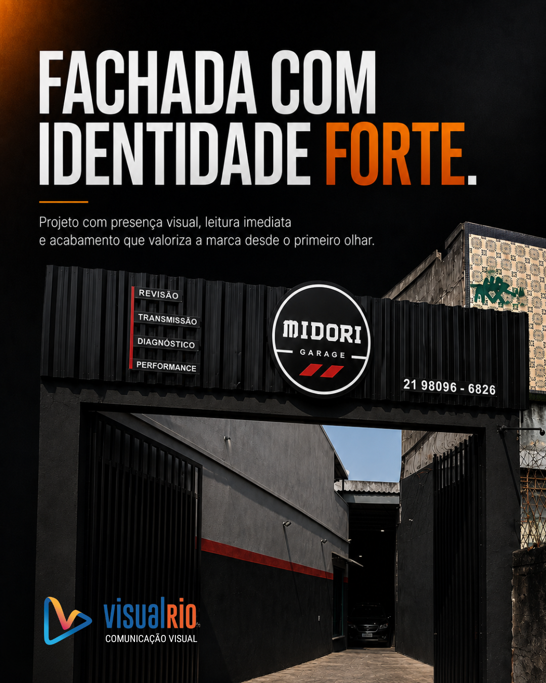 Post estático de 19 de agosto — fachada Midori Garage