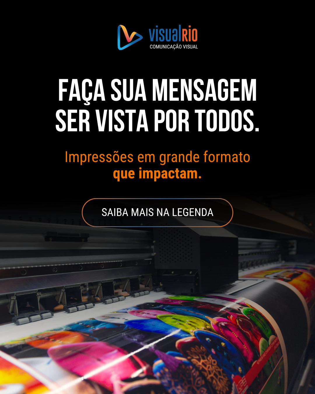 Post estático de 28 de setembro — Faça sua mensagem ser vista por todos, impressão em grande formato