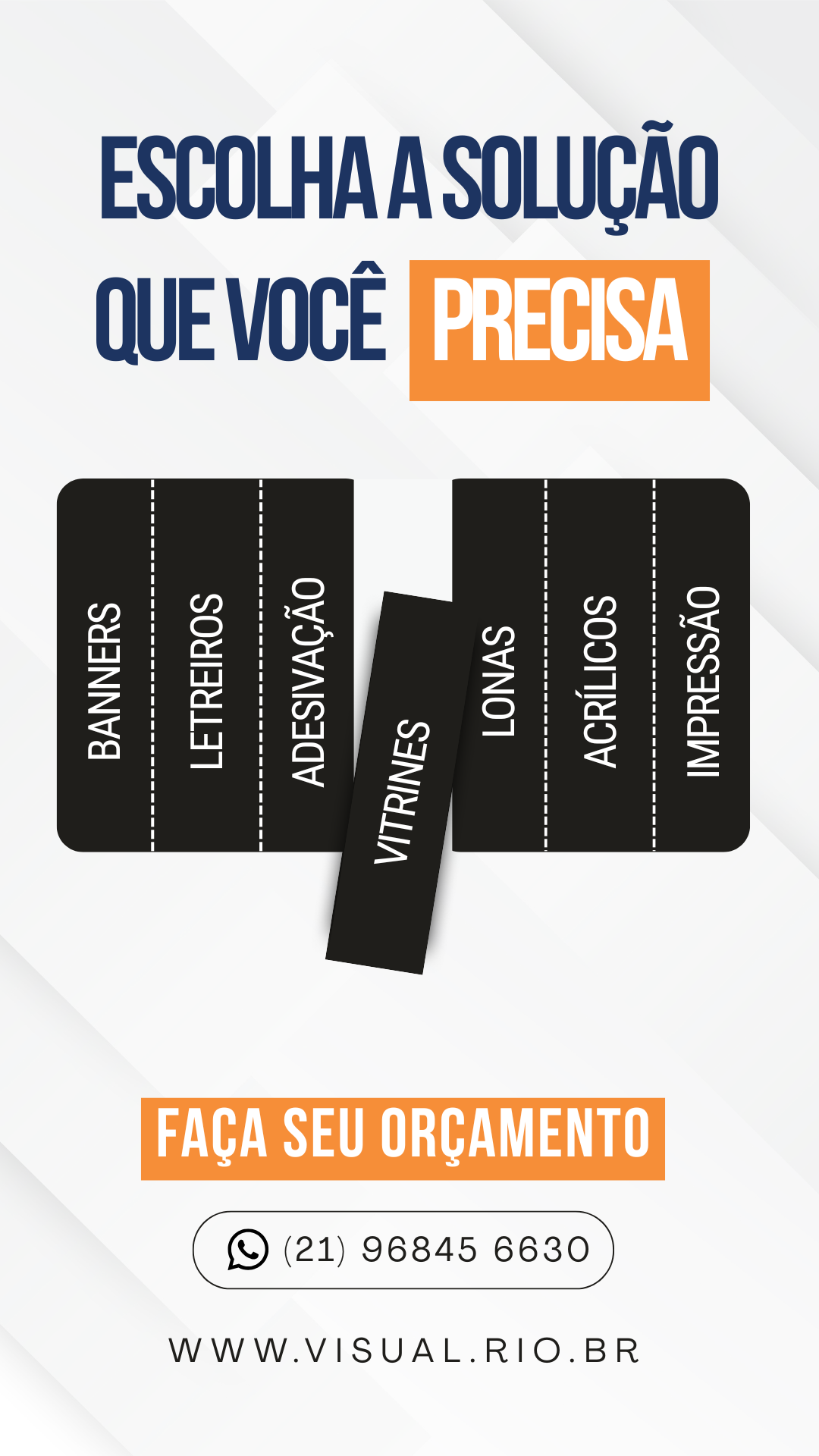 Story de 11 de agosto — Escolha a solução que você precisa