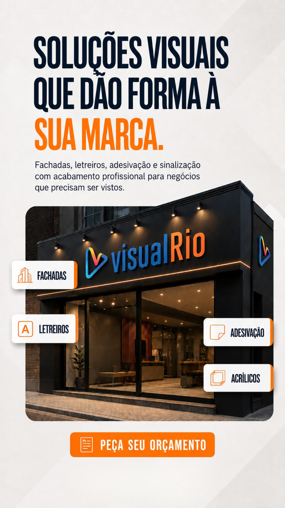 Story de 20 de agosto — Soluções visuais que dão forma à sua marca