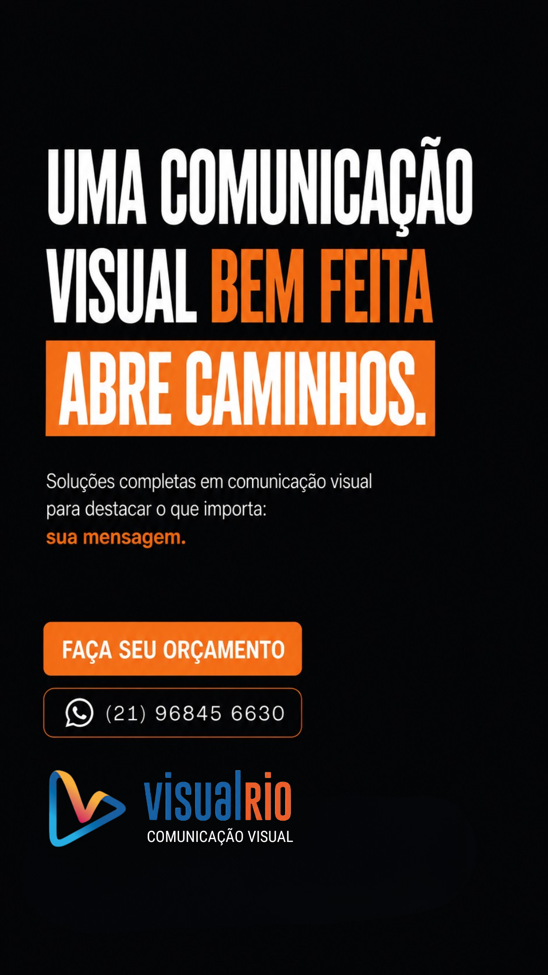 Story de 22 de agosto — Uma comunicação visual bem feita abre caminhos